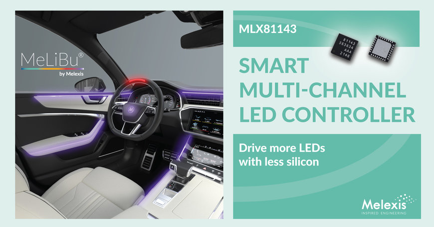 MLX81143 werpt een nieuw, dynamisch licht op automotive LED-drivers